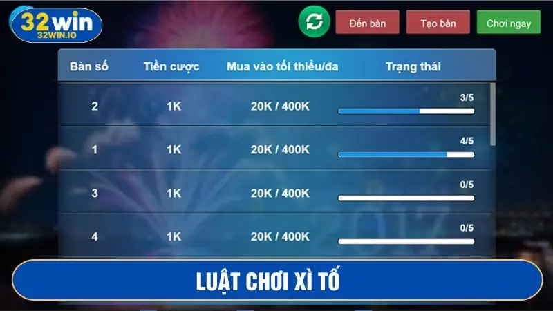 Người chơi tiến hành đặt cược trước khi thi đấu 